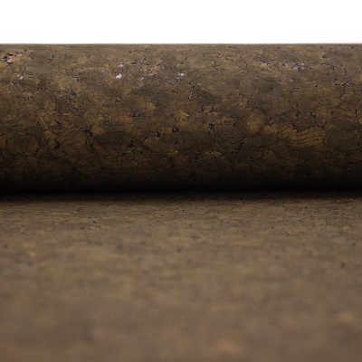 Dark green agglo, Cork Fabric- COF-357