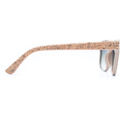 Cork UV protection men eyewear sunglasses(Including case) L-857