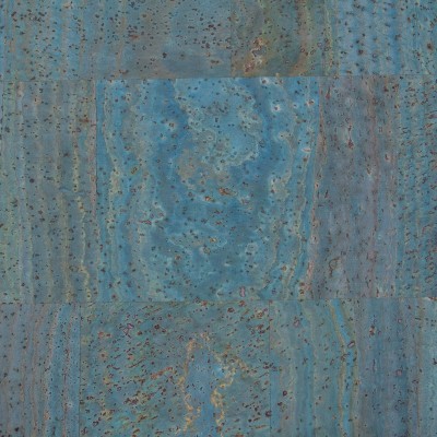 Premium Solid Turquoise Cork Fabric COF-125