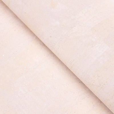 Premium Solid White Cork Fabric COF-127