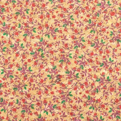 Wild Roses, Cork Fabric COF-326-A