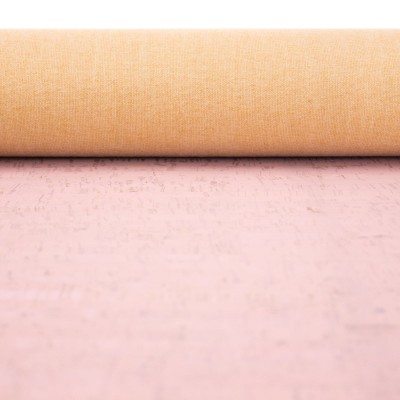 Premium Solid Pink Cork Fabric COF-339