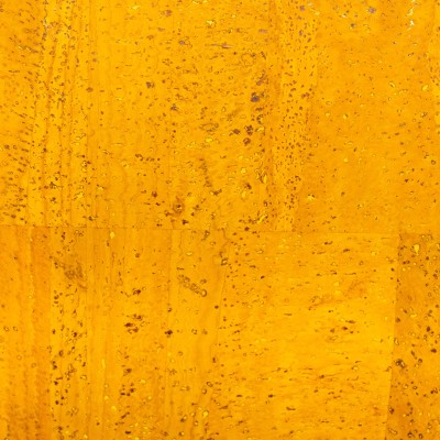 Premium Solid Yellow Cork Fabric COF-369-A