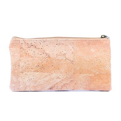 Cork Women&#39;s Long Wallet & Card Holder v káva Bean Design BAG-2261-EF