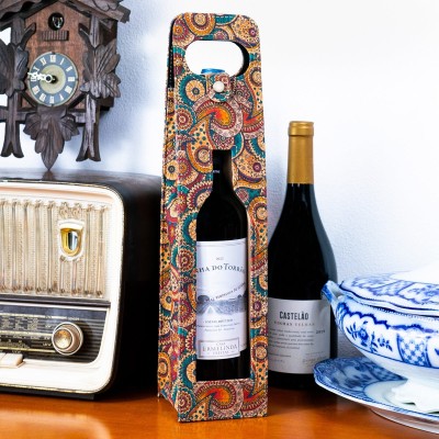 Natural Cork Wine Carrier and Gift Bag L-1069