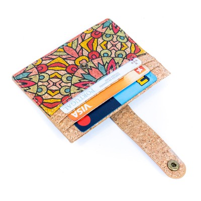 Cork Card Wallets in Diverse Patterns BAG-2309