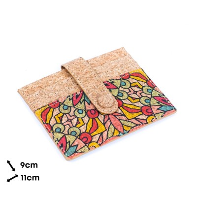 Cork Card Wallets in Diverse Patterns BAG-2309