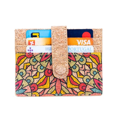 Cork Card Wallets in Diverse Patterns BAG-2309