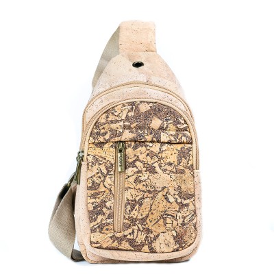 Coffee-Infused Cork Women's Sling Bag BAG-2346