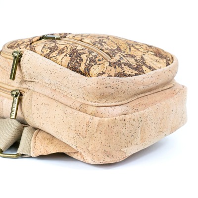 Coffee-Infused Cork Women's Sling Bag BAG-2346