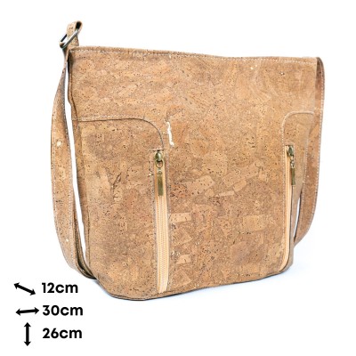 Stylish Women's Crossbody Bag in Premium Cork BAGP-283