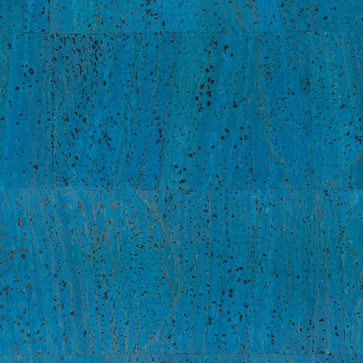 Deep Ocean Blue Cork Fabric COF-603