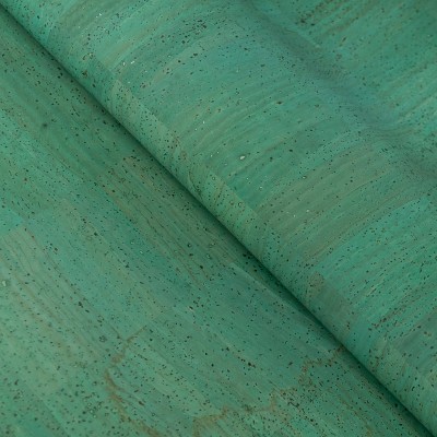 Soft Mint Green Cork Fabric COF-606