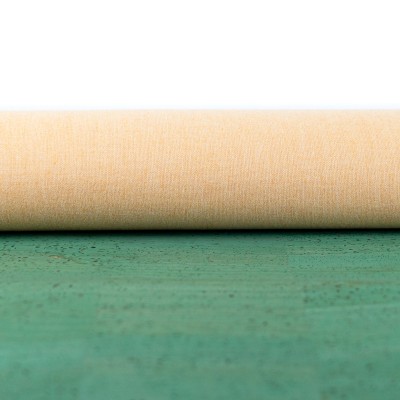 Soft Mint Green Cork Fabric COF-606