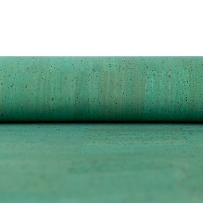 Soft Mint Green Cork Fabric COF-606