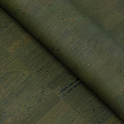 Forest Moss Green Cork Fabric COF-595