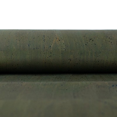 Forest Moss Green Cork Fabric COF-595