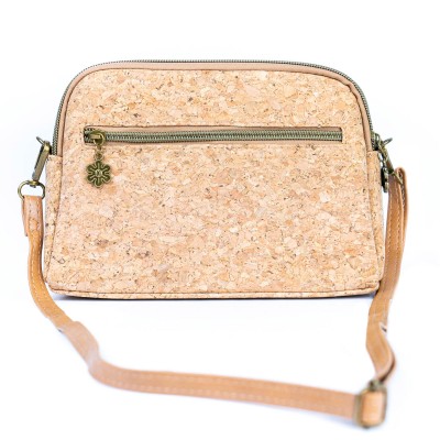 Versatile Cork Crossbody & Clutch Bag with City Landmark Designs BAGF-105