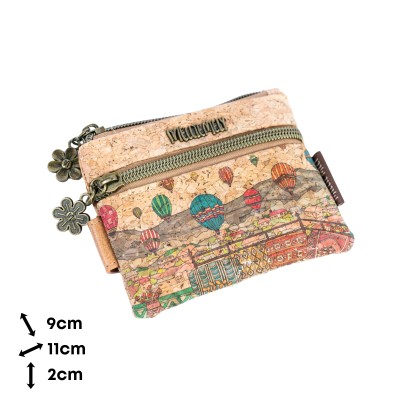 Cork Coin Purse with City Landmark Designs BAGF-096