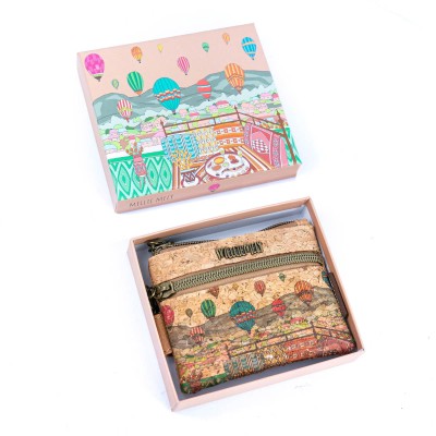 Cork Coin Purse with City Landmark Designs BAGF-096