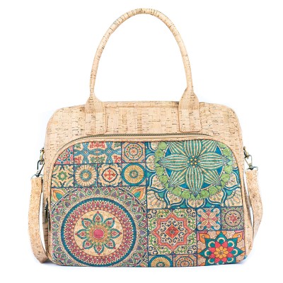 Mandala Print Cork Women's Briefcase BAGD-546