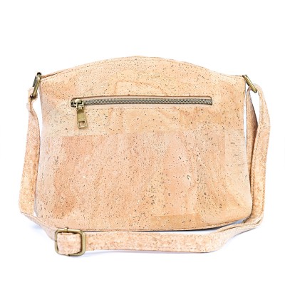 Three-Line Zipper Women's Cork Crossbody Bag BAGD-555