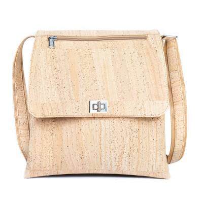 Natural Cork Crossbody Bag with Adjustable Strap BAGP-288