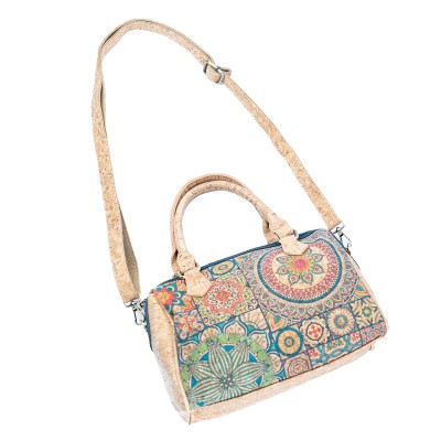 Printed Cork Ladies' Bucket Bag BAGD-573