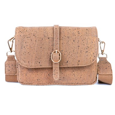 Elegant Solid Color Cork Crossbody Bag for Women BAG-2319