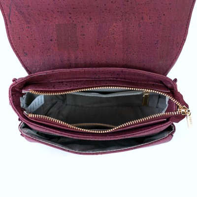 Elegant Solid Color Cork Crossbody Bag for Women BAG-2319