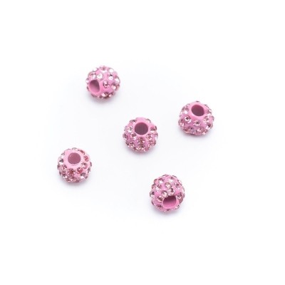 10 pezzi per perline di cuoio rotonde da 3 mm. Accessori per gioielli D-5-3-152