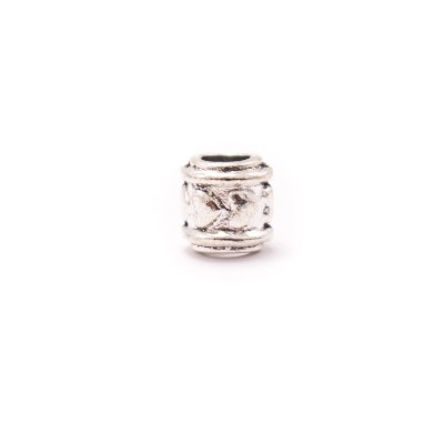 20 pezzi per perline rotonde in argento sterling con cinturino in sughero da 5 mm - D-5-5-180