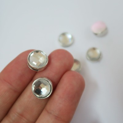 20 pezzi per 5mm pelle piatta argento antico turchese bianco anello perline forniture di gioielli risultati dei gioielli D-1-10-