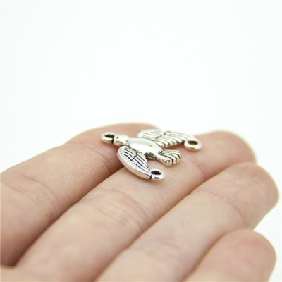 10 units Pendant antique silver bird Charms Pendants Jewelry Findings & Components D-3-320