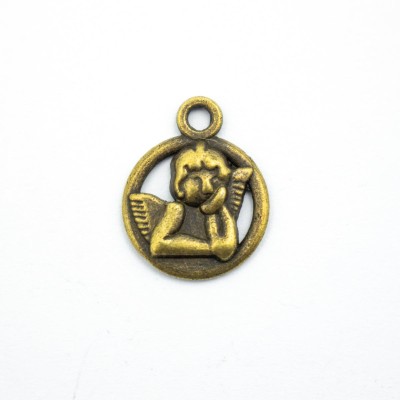 20pcs bronze necklace pendant, jewelry finding suppliers D-3-198