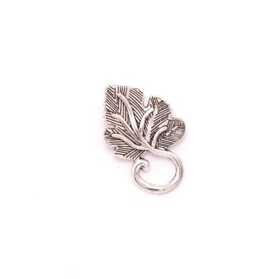 10 units 19x31mm Pendant antique silver Wine Leaf jewelry pendant Jewelry Findings & Components D-3-421