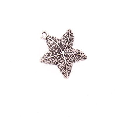 5 units 41x50mm Pendant antique silver Star Fish jewelry pendant Jewelry Findings & Components D-3-423