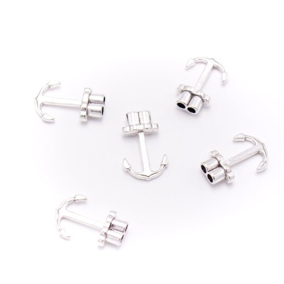 10 Units For3mm leather clasp, for 3mm round antique silver snap clasp jewelry finding D-6-260