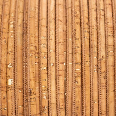 Natural&Golden 5mm round cork cord COR-587(10 meters)