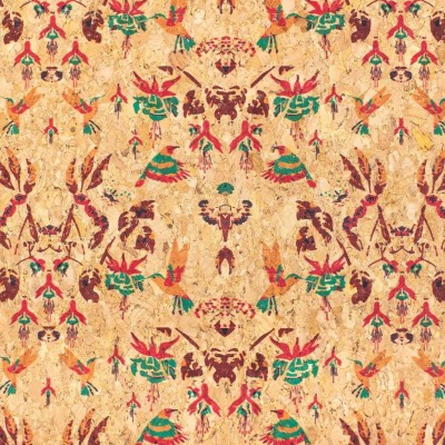 Birds Of Paradise, Cork Fabric- COF-365-NEW