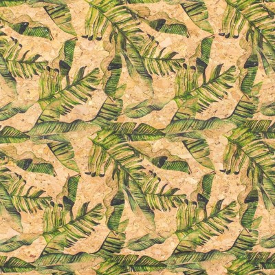 Plantain Tree, Cork Fabric- COF-140-A