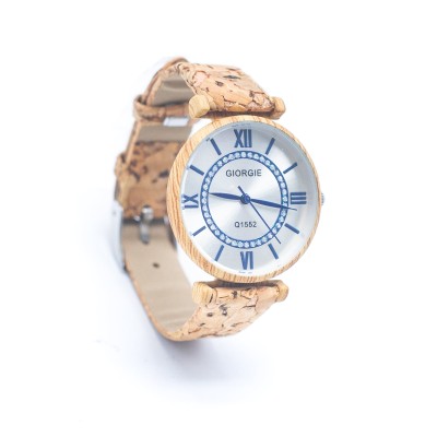 Natural Cork watch women fashion Watch WA-371（without box）