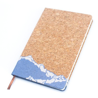 Natural Cork Printed Notebook L-869