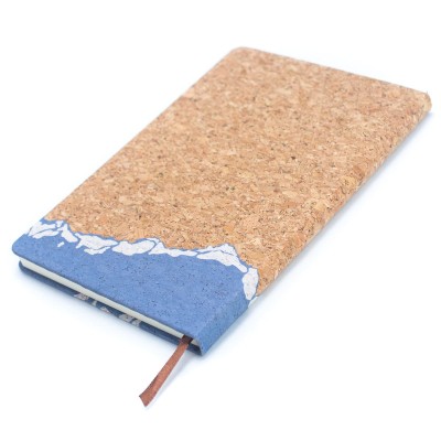 Natural Cork Printed Notebook L-869