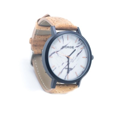 Natural Cork watch face with Strap unisex Watch WA-304-BOX