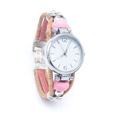 Handmade cork watch for women WA-255-RANDOM BOX