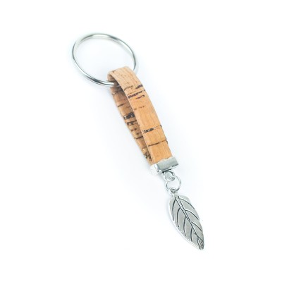 cork handmade  keychain  I-027-MIX-10