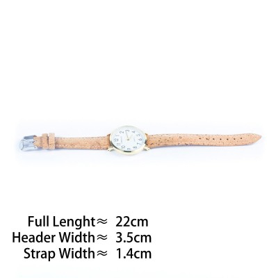 Natural Cork watch women fashion Watch WA-405（with random box）